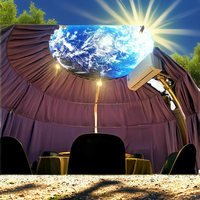 Auvent de glamping de luxe Full House en aluminium Long Dome House Transparent Igloo Tente pour hôtel Villa Park Dome House