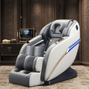Fauteuil de massage moderne de luxe 4D à gravité zéro 2025, cuir PU, système de pression d'air, Bluetooth, logo OEM ODM, siège de massage corporel spa - Product Image 1