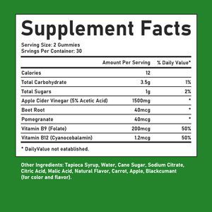 Gomitas de vinagre de sidra de manzana de alta calidad con vinagre de sidra de manzana que apoyan los niveles de energía, promueven una digestión saludable y la pérdida de peso. - Product Image 2