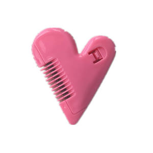 Mini tondeuse à cheveux pour poils pubiens, tondeuse manuelle en forme de cœur, accessoires de <span class=keywords><strong>coupe</strong></span> de cheveux pour enfants, étudiants, filles - Product Image 5