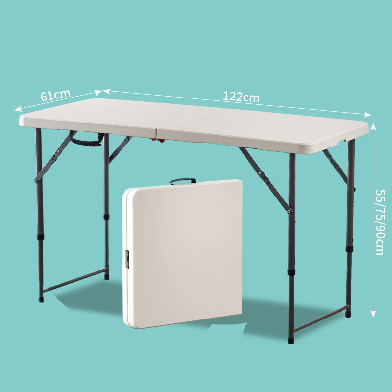 Multifunctional Outdoor Dining Set Folding Plastic Patio Table for Restaurant Park Hotel Made in China
