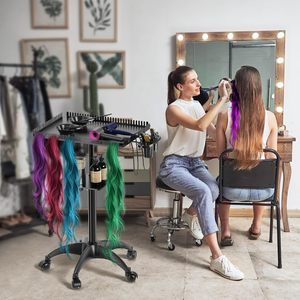 Chariot de Salon Magnétique avec Plateau pour Extensions Capillaires – Chariot à Outils de Coiffure pour Salons, Barbiers et Écoles de Beauté - Product Image 6