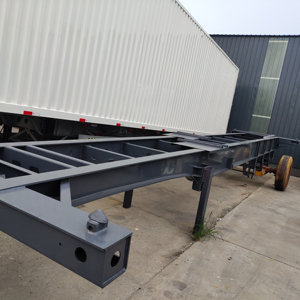 Iron Skeleton Semi-<b>Trailer</b> Truck Utility <b>Trailer</b> with Port Container Truck Accessory 12R22.5 Fengniao - Product Image 1