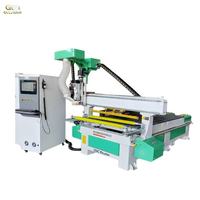 Mesa de Vacío de 4x8 pies para la Industria del Mueble y la Carpintería, Router CNC LNC ATC de Taiwán