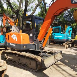 รถขุดขนาดเล็ก Doosan DH55 มือสองจากเกาหลี น้ำหนัก 3 ตัน พร้อมเกียร์ ปั๊ม ลูกปืน และชิ้นส่วนหลัก ได้รับการรับรองมาตรฐาน CE และ SOS รับประกัน 1 ปี ประสิทธิภาพสูง - Product Image 1