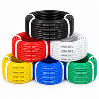 Fil en silicone haute température 200°C, câble électrique en cuivre étamé extra souple 2-12 AWG
