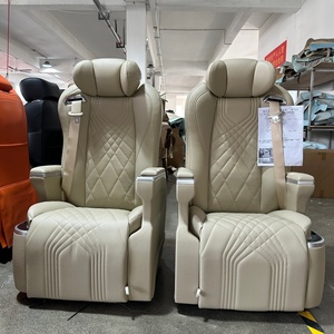 Sedile Auto <span class=keywords><strong>VIP</strong></span> di Lusso con Massaggio Elettrico Reclinabile per Van, Sedili in Pelle per Camper e Aviazione per Sprinter - Product Image 1