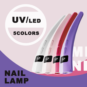 Mini lampe UV LED rechargeable pour ongles, séchage rapide, portable, pour vernis gel, machine en plastique pour manucure professionnelle à domicile ou en salon - Product Image 1