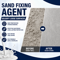Agent de fixation du sable en acrylique écologique Blue Kingfisherv - Revêtement liquide pour la rénovation des vieilles maisons et la restauration des mines