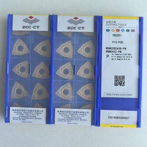 Insertos de Carburo de la Marca Zcc'ct WNMG080408-PM, Herramienta de Torneado Externo para Torno CNC, Recubrimiento PVD CVD, 65HRC, Acero OEM, 1 Año de Garantía - Product Image 3