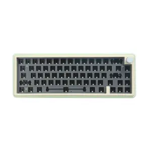 65% güney bakan anahtar priz endonezya tarzı gümrük klavye kiti LMK67 CNC ofis oyun mekanik klavye barebone DIY anahtar