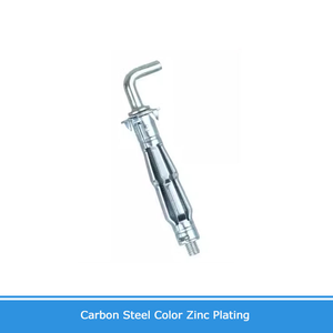 SNIPPIN Crochets en L colorés zingués, chevilles à mortaise en acier au carbone, chevilles <span class=keywords><strong>Molly</strong></span>, chevilles pour cloisons sèches, fixation murale, direct usine - Product Image 2