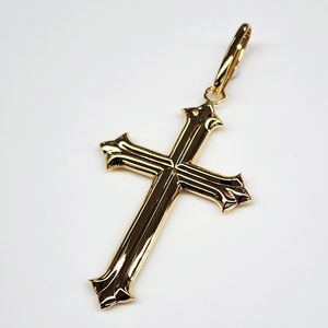 Wholesale 18K Solid Gold <b>Cross</b> <b>Charms</b> for Jewelry Making Religious Ceremonial Gift Fine Pendants & <b>Charms</b> - Product Image 1