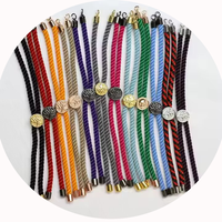 Vente en vrac multi couleurs corde cordon chaîne bracelet dentelle lacet bracelet bijoux pour femmes