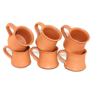 طين طين تراكوتا سيراميك 12 أونصة كوب شرب مخصص لتكيلا مرغريتا موجيتوس - Product Image 2