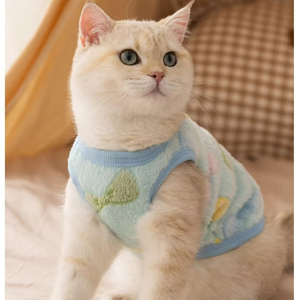 เสื้อกั๊กแมวขนฟูแบบมีฮู้ด MOM PUPU 3D ลายหมี สำหรับแมวไร้ขน ใส่สบายในฤดูหนาว ซักเครื่องได้ สีน้ำตาล Lomi/สีน้ำเงิน <span class=keywords><strong>Bundy</strong></span> - Product Image 1