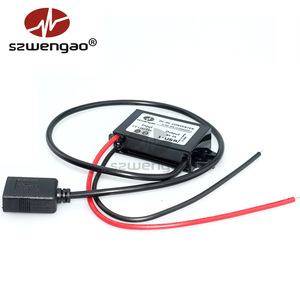Szwengao Dc Dc Converter 12V 24V To <b>5V</b> 3A Usb Car Charger For Vehicle Power Supply - Product Image 5