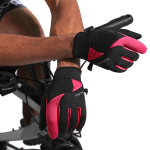 Guantes de pantalla táctil de dedo largo de alta calidad Guantes de bicicleta cálidos y resistentes al viento Guantes <span class=keywords><strong>ciclismo</strong></span> - Product Image 4