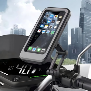 Support de téléphone rotatif et flexible pour vélo, étanche, sacoche de VTT noire, étui universel pour navigation GPS - Product Image 5