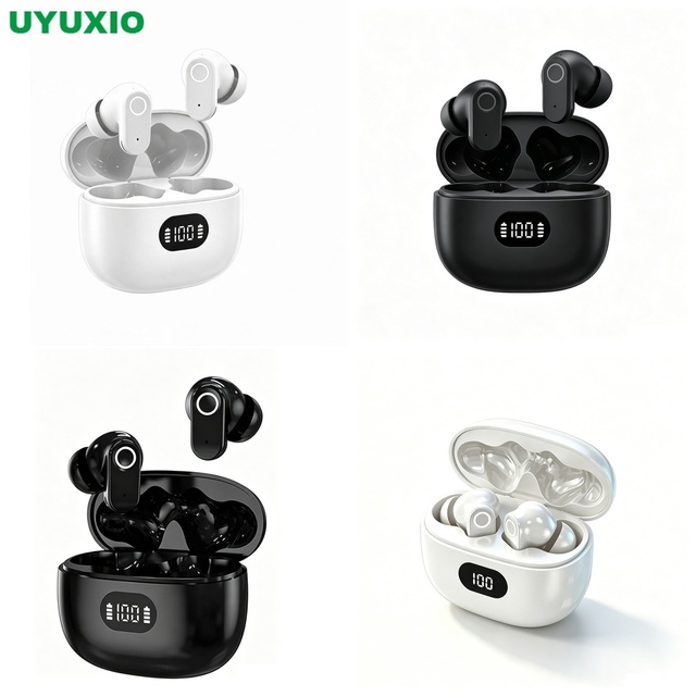 Latest 2026 Design In Ear Wireless Earphones TWS Headphones with Deep Bass Audio ENC Mic 36H Playtime for Business Travel Sports