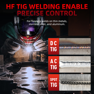 ANDELI 200Amp 110/220V double tension 6 en 1 Flux MIG/fil solide/ascenseur <span class=keywords><strong>TIG</strong></span>/bâton Machine à <span class=keywords><strong>souder</strong></span> à l'arc aluminium - Product Image 5
