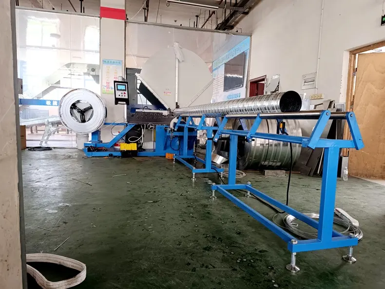 BKS Galvanized sheet spiral duct production machine