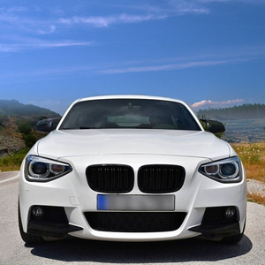 Bmw 1 Series F20 F21 Front Corner Decal Piano Black Carbon Fiber Texture Body Stickers Adhesive Modification - Product Image 4