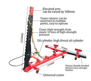 Sistem Perbaikan Rangka Bodi Mobil Portabel Sederhana yang Dapat Dilepas dan Tahan Lama - Product Image 2
