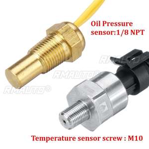 Medidor Digital LCD 4 en 1 para Auto de 12v/24v, Voltímetro, Presión de Aceite, Combustible, Temperatura del Agua, Sensor de Presión de Aceite de 1/8 NPT - Product Image 5
