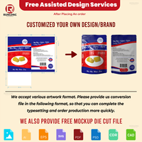 Bolsas de OPP con Asa Personalizadas de Alta Calidad, Material BOPP Reciclable, Sellado Trasero, para Barras de Chocolate, Snacks Energéticos y Proteína