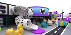 สนามเด็กเล่นในร่มที่ทันสมัยปรับแต่งได้สำหรับเด็กและเด็กวัยหัดเดินที่มีลูกปืนใหญ่และเกม <span class=keywords><strong>VR</strong></span> พื้นที่เล่นเชิงพาณิชย์ - Product Image 6