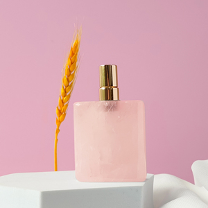 Bouteille de parfum en pierre naturelle, flacon pulvérisateur en quartz rose pur cristal blanc, flacon coloré pour dame - Product Image 3