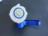 Vanne papillon cuve IBC VALVE 62/75/100 vanne plastique pour cuve sortie avec écrou pour gazole eau