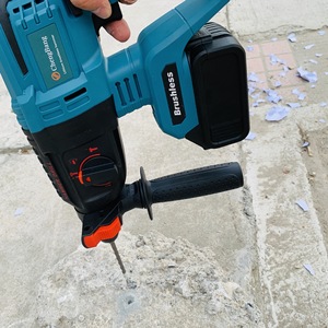 Rechargeable <b>Power</b> <b>Tools</b> Kits Brushless Angle Hammer Drill Chain Saw Blower Wrench Fan Combination <b>Tool</b> Set - Product Image 4