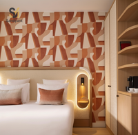 Solutions d'aménagement commercial pour projets hôteliers : Ensembles de mobilier de hall moderne sur mesure, fauteuils, tables basses en bois massif