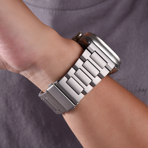 Bracelet de montre en titane Jaetium pour smartwatch 44/45/49 mm, fermoir pliable remplaçable, bracelet en métal durable - Product Image 6