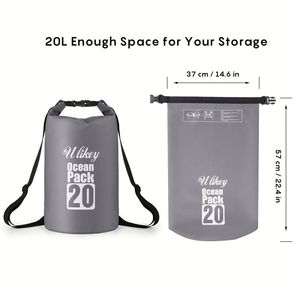 YATU 13 Anni di Esperienza, Zaino Impermeabile in PVC 500d, Borsa Impermeabile con Rotelle, Kit da <span class=keywords><strong>Campeggio</strong></span>, Custodia Impermeabile - Product Image 2