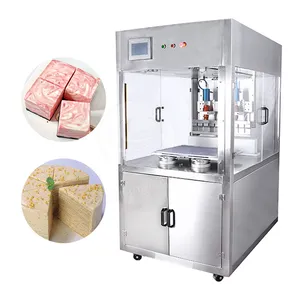 Factory Price Double Knife Cake Slicing Machine Frozen Cake Mousse Cutting Machine Ultrasonic Cake Cutter Machine for sale