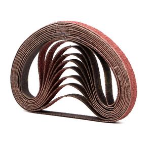 Cinghie leviganti in ceramica 984F P36 da 10x330mm <span class=keywords><strong>per</strong></span> levigare <span class=keywords><strong>carta</strong></span> <span class=keywords><strong>vetrata</strong></span> con <span class=keywords><strong>nastro</strong></span> abrasivo in metallo Premium - Product Image 4