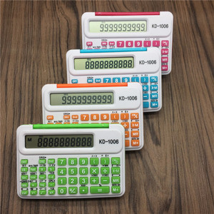 KD-1006 Scientific Calculator Mini Portable Student Function Calculator White Battery Powered - Product Image 1