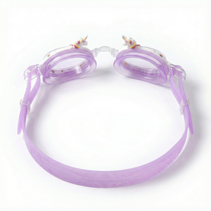 Lunettes de natation Bonce Sport Training anti-buée pour enfants, monture monobloc, étanches, verres transparents PC/Silicone, motif dessin animé - Product Image 3