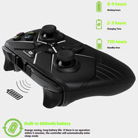 Manette de jeu sans fil avec joystick à effet Hall, gyroscope six axes, fonction turbo pour Xbox, PS4, Switch, PC, Android, iOS