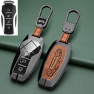 Cho BYD Silicone + kim loại chìa khóa xe trường hợp Bag Bìa trường hợp - Product Image 3