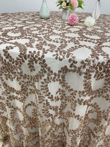 Sequins <strong>Tablecloths</strong> 120 Round White Sequin Table Cloth Wedding <strong>Rectangle</strong> Sequin <strong>Tablecloth</strong> - Product Image 5