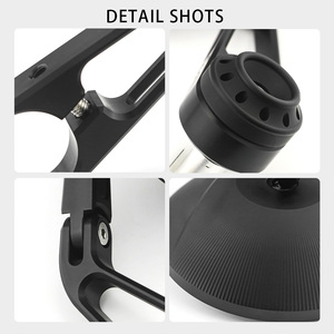 Rétroviseurs latéraux <span class=keywords><strong>de</strong></span> <span class=keywords><strong>guidon</strong></span> <span class=keywords><strong>de</strong></span> <span class=keywords><strong>moto</strong></span>, forme ronde, rétro, anti-éblouissement, convexe, <span class=keywords><strong>avec</strong></span> extrémité <span class=keywords><strong>de</strong></span> barre pour Vespa Sprint Primavera GTS - Product Image 4