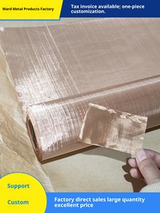 Nhà Máy bán hàng trực tiếp dây đồng Lưới 20-200 lưới phosphor đồng đỏ đồng Hàn lưới kỹ thuật dây vải cắt hàng rào trang trại - Product Image 3