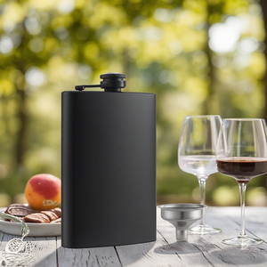 Bán buôn hiện đại <span class=keywords><strong>mini</strong></span> 304 thép không gỉ cắm trại <span class=keywords><strong>hip</strong></span> flasks Set với biểu tượng tùy chỉnh thiết kế di động cho rượu & rượu - Product Image 2