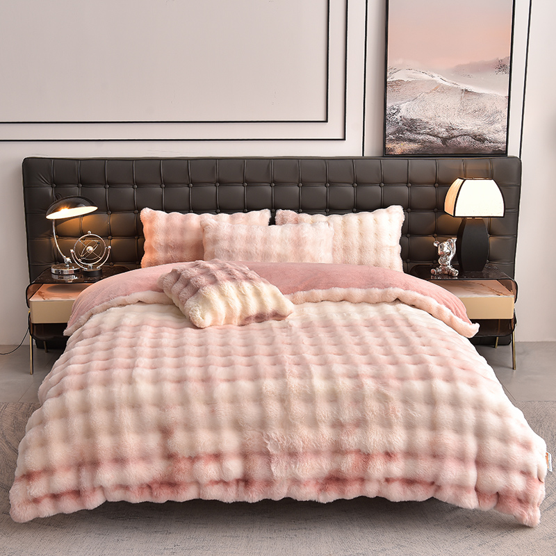 Lait Velours Bulle Imprimé Rose