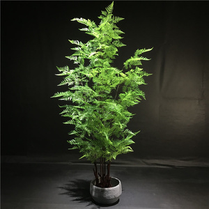 Usine <span class=keywords><strong>en</strong></span> gros pas cher prix <span class=keywords><strong>en</strong></span> <span class=keywords><strong>pot</strong></span> fausse verdure feuilles artificielle fougère plante fausse fougère <span class=keywords><strong>en</strong></span> plastique pour jardin décoration de la maison - Product Image 3