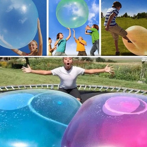 Pelota Inflable Gigante <span class=keywords><strong>Wubble</strong></span> Bubble Ball, Pelota Antiestrés de TPR, Pelota para Apretar, Juguete Sensorial, Inyección de Agua, Bomba de Aire - Product Image 2